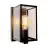 Eglo Wall Light Budrone Steel Black | IP44 - Suitable for 1x E27