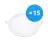 Multipack 15x Bright Choice LED Downlight UltraSlim 15W 1200lm 110D - 840 Cool White | 190mm - Cutout 175mm