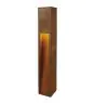 SLV Slot 80 Floor Lamp Steel Rusty | Outdoor - IP44 - Suitable for 1x E27 