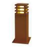SLV Square 40 Floor Lamp Steel Rusty Square 9W 90lm - 830 Warm White | Outdoor - IP55