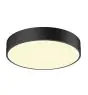 SLV Medo Pro 40 Wall and Ceiling Light Aluminium Black Round 19W 2650lm - 930-940 CCT | IP50 - Best Colour Rendering - Dimmable 