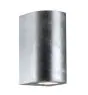 Nordlux Canto Wall Light Steel Silver Up & Down | Suitable for 2x GU10