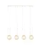 Emibig Pendant Glam Steel White | Suitable for 4x E14 - Max 10W