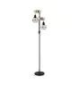 Eglo Floor Lamp Townshend 5 Steel Wood Black | IP20 - Suitable for 2x E27 