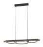 Eglo Pendant Boyal Wood Black, Rusty 40.5W 3600lm - 830 Warm White | Dimmable