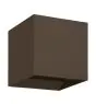 Eglo Wall Light Calpi 3 Aluminium Rusty Up & Down 2.8W 420lm - 830 Warm White | IP54
