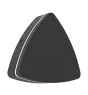 Eglo Wall Light Pedersano Aluminium Black 8W 800lm - 827-840-865 CCT | IP44