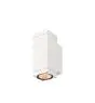 SLV Theo Pro S Up/Down Wall Light Aluminium White 6W 700lm - 827 Extra Warm White | Outdoor - IP65
