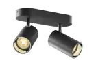 SLV Asto Aluminium Spot Black | Suitable for 2x GU10