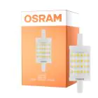 Osram LED R7s 78mm Clear 9.5W 1055lm - 827 Extra Warm White | Dimmable - Replaces 75W