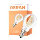 Osram Classic LED E14 Ball Filament Clear 5.9W 806lm - 827 Extra Warm White | Dimmable - Replaces 60W