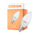 Osram Classic LED E14 Candle Frosted 3.3W 250lm - 840 Cool White | Replaces 25W