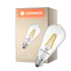 Ledvance Classic LED Edison E27 Pear Filament Clear 3.8W 806lm - 827 Extra Warm White | Replaces 60W