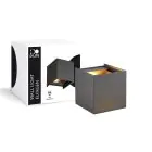 D'Lite Wall Light Elingen Black Up & Down 4.9W 480lm - 830 Warm White | IP65
