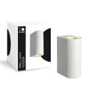 D'Lite Wall Light Vossem White Up & Down | IP56 - Suitable For 2x GU10 