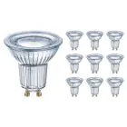 Multipack 10x Ledvance  Performance LED Spot Reflector GU10 PAR16 4.3W 350lm 120D - 827 Extra Warm White | Replaces 32W