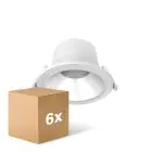 Multipack 6x Noxion LED Downlight Apollo V2.0 6-12W 690-1460lm 60D - 830/840 CCT | 145mm - Cutout 120mm
