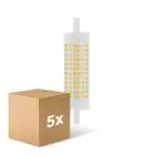 Multipack 5x Ledvance LED Line R7s 118mm  18.5W 2452lm - 827 Extra Warm White | Replaces 150W