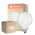 Multipack 10x Ledvance Classic LED E27 Globe Filament Frosted 3.8W 806lm - 827 Extra Warm White | Replaces 60W