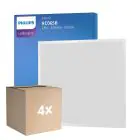 Multipack 4x Philips LED Panel Ledinaire RC065B 28W 3400lm - 865 Daylight | 60x60cm - UGR 