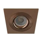 Noxion Recessed Spot Boxi MR16 Tiltable Texutre & Shiny Gold | Cutout 80mm - IP20 - incl. GU10 Socket