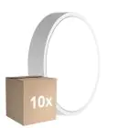 Multipack 10x Ledvance LED Bulkhead Round White 9.5W 1220lm - 830-840 CCT | 262mm - IP65