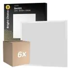 Multipack 6x Bright Choice LED Panel Backlit 36W 3600lm - 865 Daylight | 60x60cm - UGR 