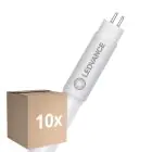 Multipack 10x Ledvance LED Tube T5 AC Mains P Mains (AC) High Efficiency 11W 1700lm - 865 Daylight | 85cm - Replaces 21W