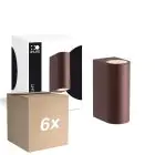 Multipack 6x D'Lite Wall Light Vossem Rusty Up & Down | Suitable for 2x GU10 