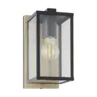 Eglo Wall Light Budrone Steel Black | IP44 - Suitable for 1x E27
