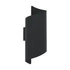 Eglo Wall Light Montarello Steel Black Up & Down 4W 510lm - 827-840-860 CCT | IP54