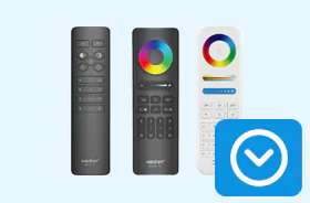 LED strip remote control for 4 zones or more